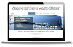 Diamond Dave Auto Glass Web Design